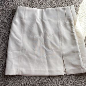Zara pearl white skirt